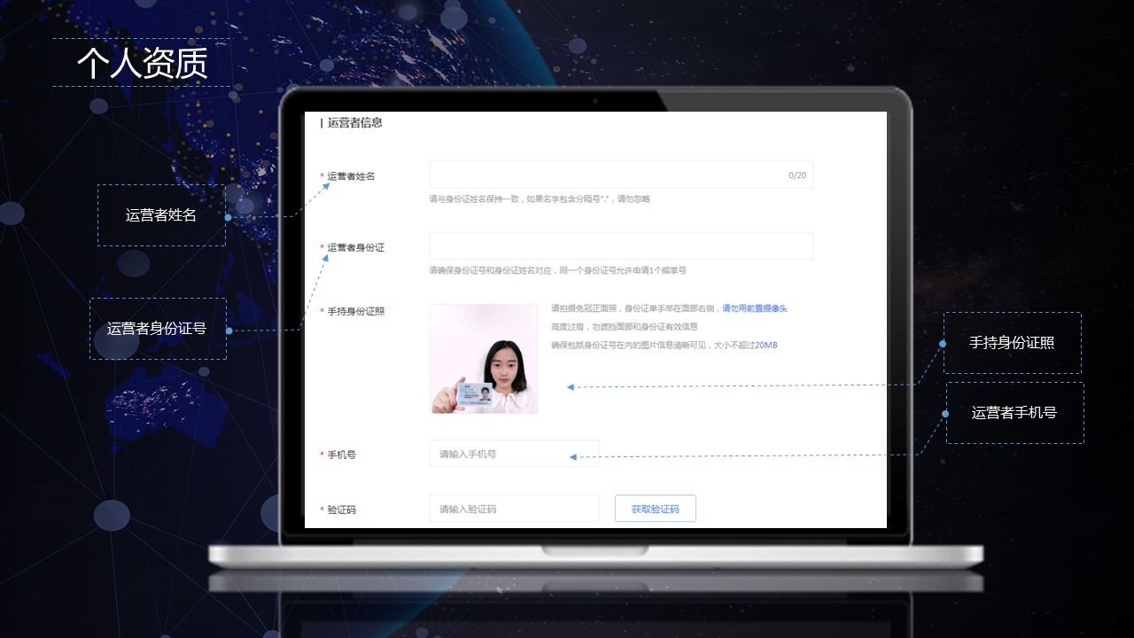 个人&企业注册,需要提供的资质