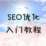SEO网络优化入门教程