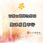 百度网站优化排名