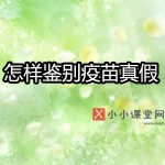 怎样鉴别疫苗真假