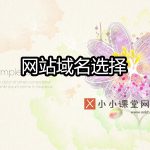 网站域名选择